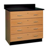 Base Cabinets with Locking Drawers