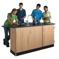 4 Student Science Table and Lab Workstation
