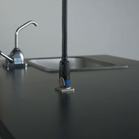 Close-Up of USB Serial Port Connection, S-Video, and RCA Plug