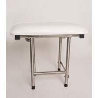 Folding Rectangular Shower Seat with Swing Down Legs