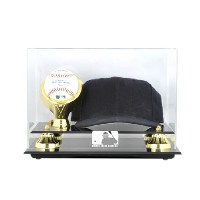 Acrylic Cap and Baseball Display Case with MLB Team Logo