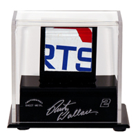 NASCAR Used Sheet Metal Display Case with Logo