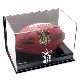 Wall Mounted Football Display Case with NFL Team Logo