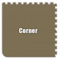 Brown Corner Tile