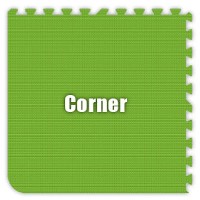 Lime Green Corner Tile