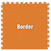 Orange Border Tile