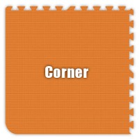 Orange Corner Tile