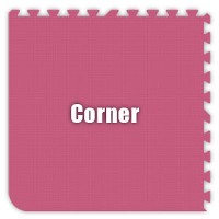 Pink Corner Tile