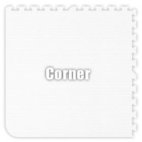 White Corner Tile