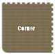 Brown Corner Tile