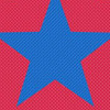 Red/Royal Blue Stars