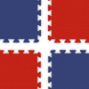 Royal Blue & Red