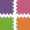 Purple, Pink, Green, Orange