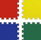 Multi-Colored SoftFloor Color - Red, Yellow, Blue, Green