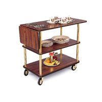 4635 Laminate Service Cart with Drop Leaf