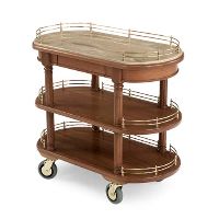 5832 Hardwood Pastry Display Cart