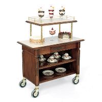 5840 Hardwood Pastry Display Cart