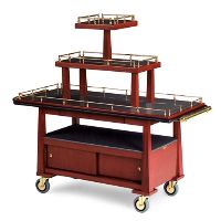 5841 Hardwood Pastry Display Cart