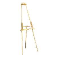 Brass Easel, 20"L x 24"W x 66.5"H
