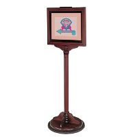 6820 Hardwood Sign Stand