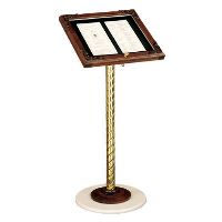 6822 Hardwood Menu Stand