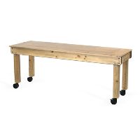 Mobile Catering Tables with Folding Legs