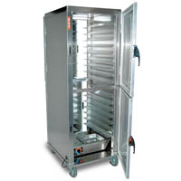 Insulated Pass Thru Hot-Stor Cabinet with 2 Clear Glass and 2 Insulated Aluminum Doors, 73"H x 26-7/8"W x 33-1/2"D