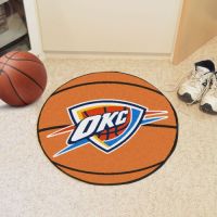 Oklahoma City Thunder Basketball Mat - 29 Diameter