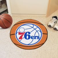 Philadelphia 76ers Basketball Mat - 29 Diameter