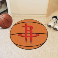 Houston Rockets Basketball Mat - 29 Diameter
