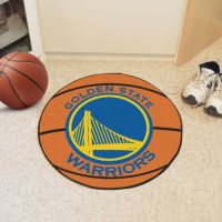 Golden State Warriors Basketball Mat - 29 Diameter