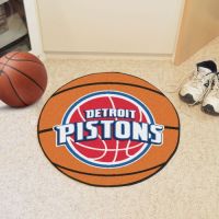 Detroit Pistons Basketball Mat - 29 Diameter