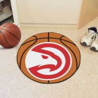 Atlanta Hawks Basketball Mat - 29 Diameter