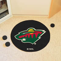 Minnesota Wild Puck Mat - 29 Diameter