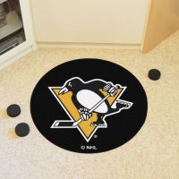 Pittsburgh Penguins Puck Mat - 29 Diameter