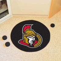 Ottawa Senators Puck Mat - 29 Diameter