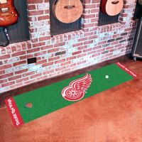 Detroit Red Wings Putting Green Mat - 18 x 72