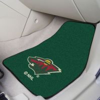 Minnesota Wild 2-Piece Printed Carpet Car Mat Set - 18 x 27