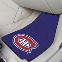 Montreal Canadiens 2-Piece Printed Carpet Car Mat Set - 18 x 27