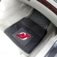 New Jersey Devils 2-Piece Heavy Duty Vinyl Car Mat Set - 18 x 27