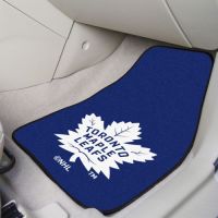 Toronto Maple Leafs 2-Piece Printed Carpet Car Mat Set - 18 x 27