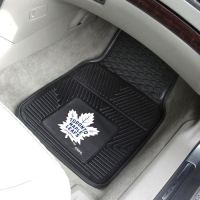 Toronto Maple Leafs 2-Piece Heavy Duty Vinyl Car Mat Set - 18 x 27