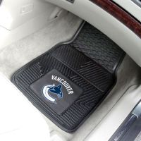 Vancouver Canucks 2-Piece Heavy Duty Vinyl Car Mat Set - 18 x 27