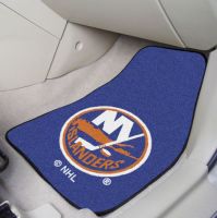 New York Islanders 2-Piece Printed Carpet Car Mat Set - 18 x 27