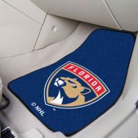 Florida Panthers 2-Piece Printed Carpet Car Mat Set - 18 x 27