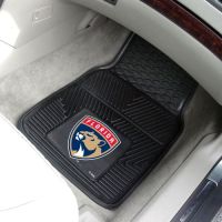 Florida Panthers 2-Piece Heavy Duty Vinyl Car Mat Set - 18 x 27