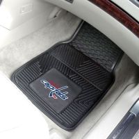 Washington Capitals 2-Piece Heavy Duty Vinyl Car Mat Set - 18 x 27