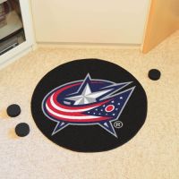 Columbus Blue Jackets Puck Mat - 29 Diameter