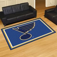 St Louis Blues Rug - 5 x 8
