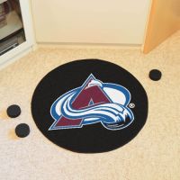 Colorado Avalanche Puck Mat - 29 Diameter